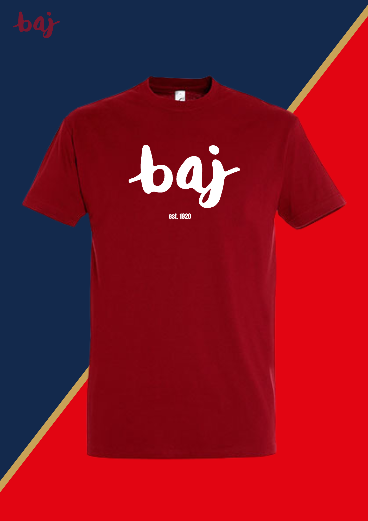 Baj-T-Shirt-großes Logo