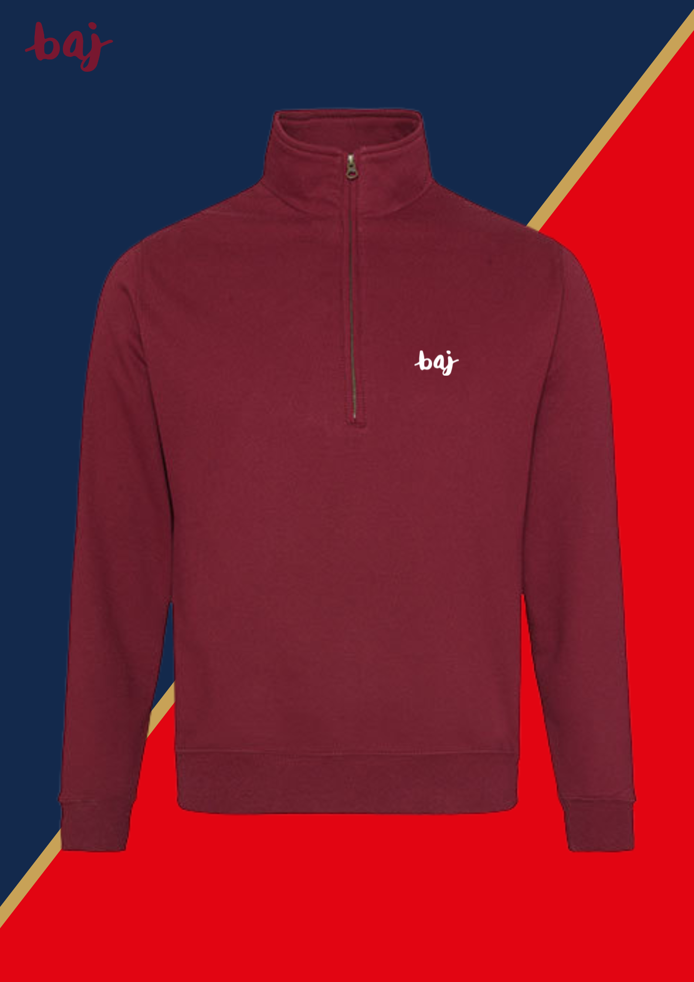 Baj-Halfzip-kleines Logo
