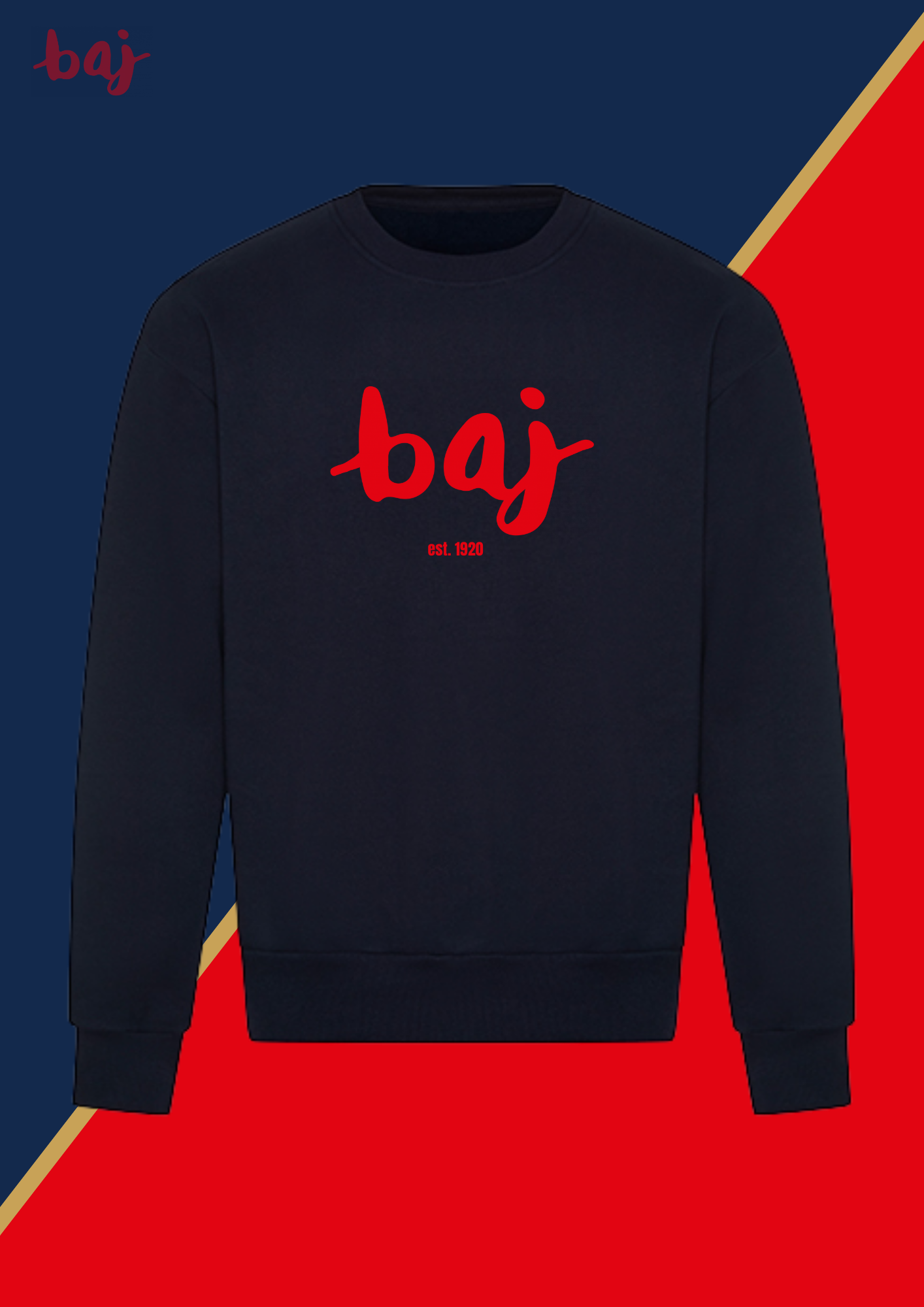 Baj-Oversized-Sweater-großes Logo