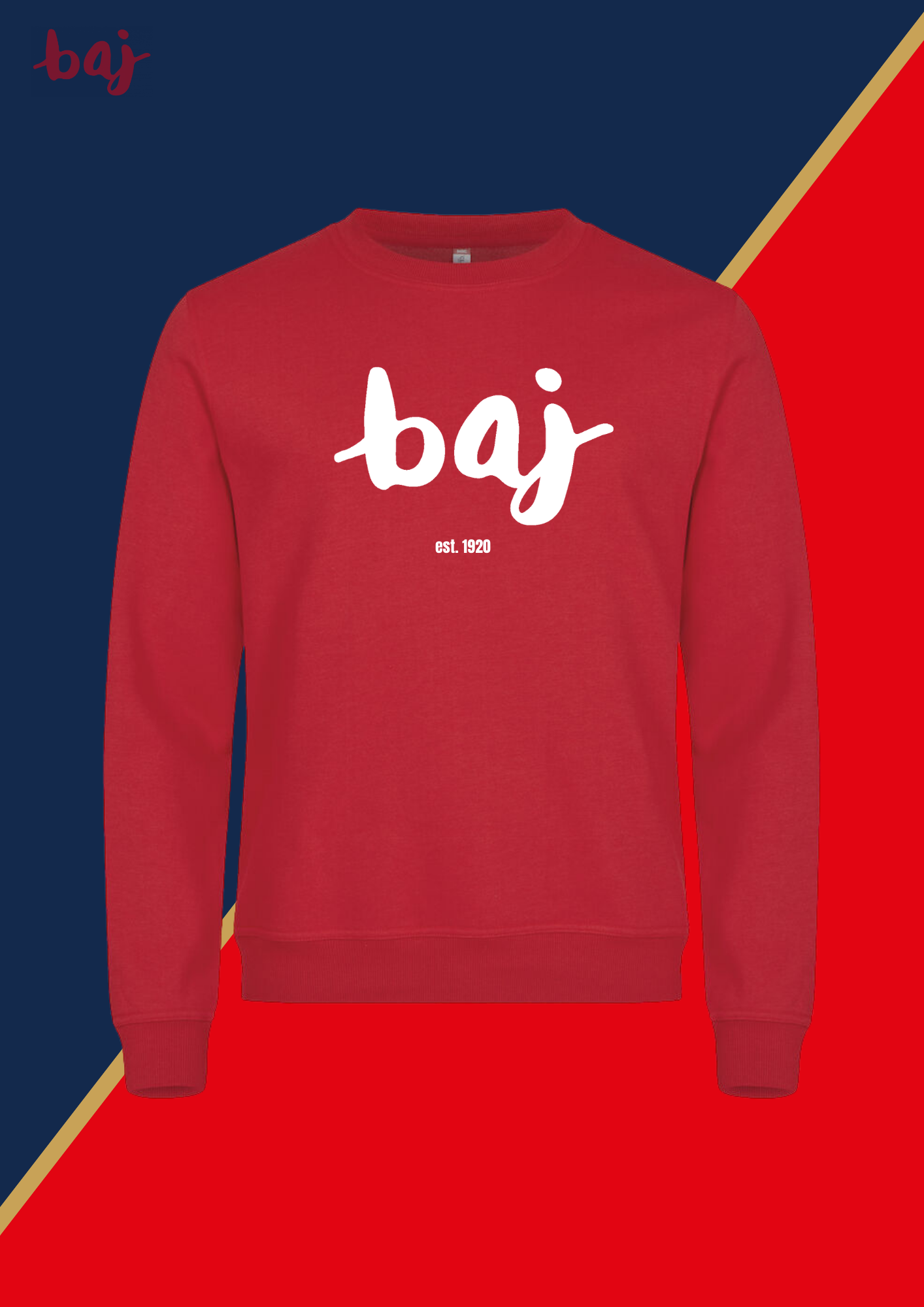 Baj-Premium-Sweater-großes Logo