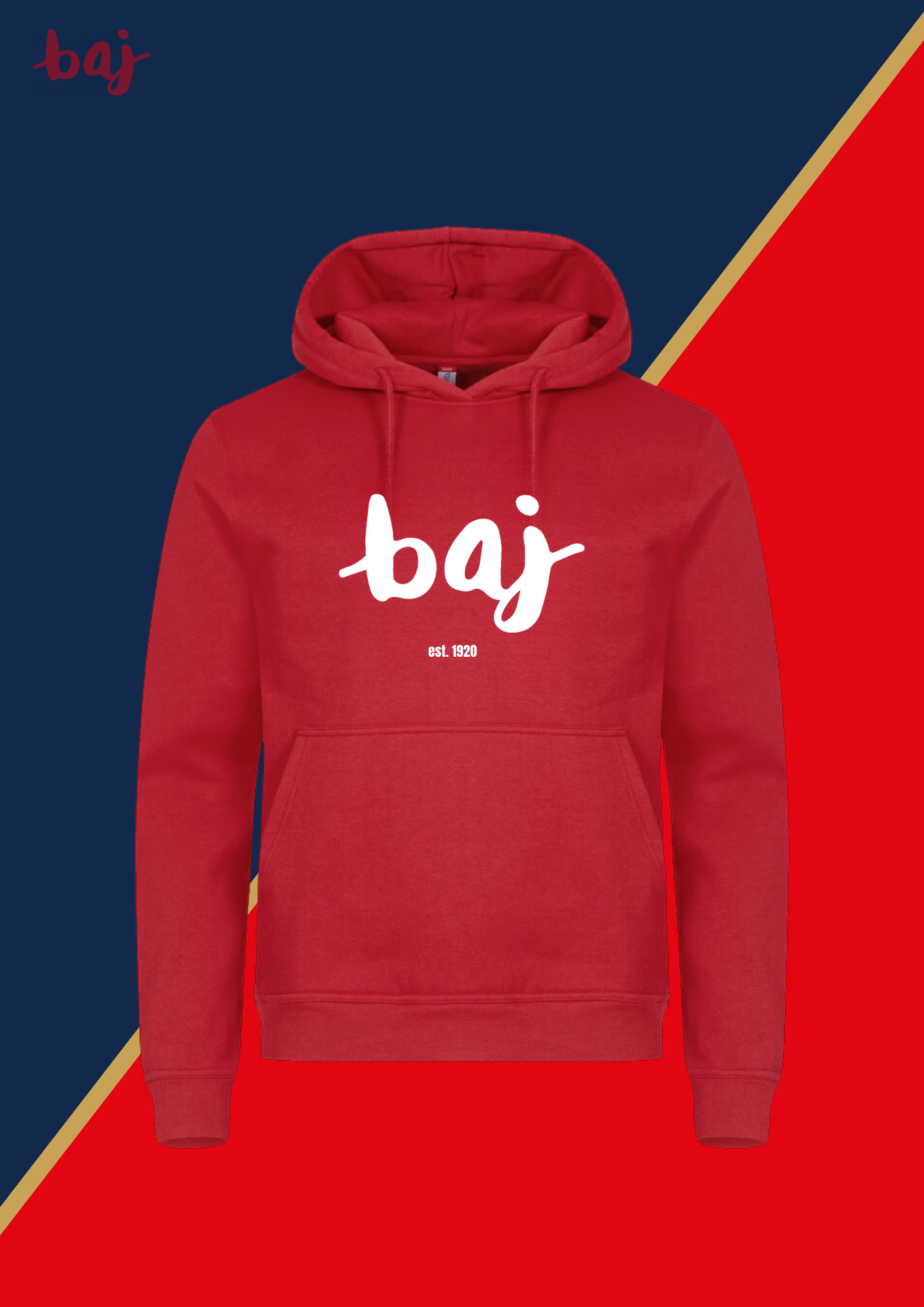 Baj-Premium- Hoodie-großes Logo