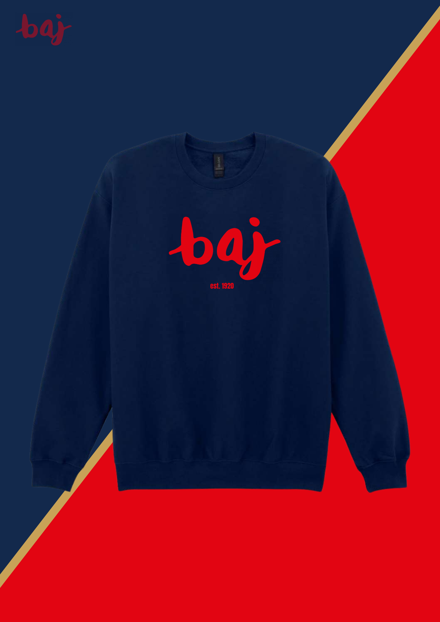 Baj-Basic-Sweater-großes Logo
