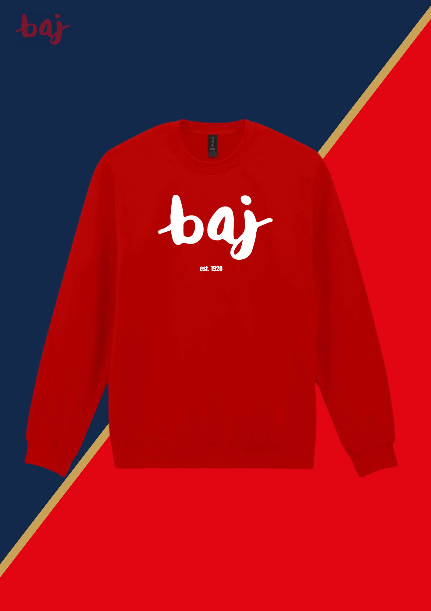 Baj-Basic-Sweater-großes Logo