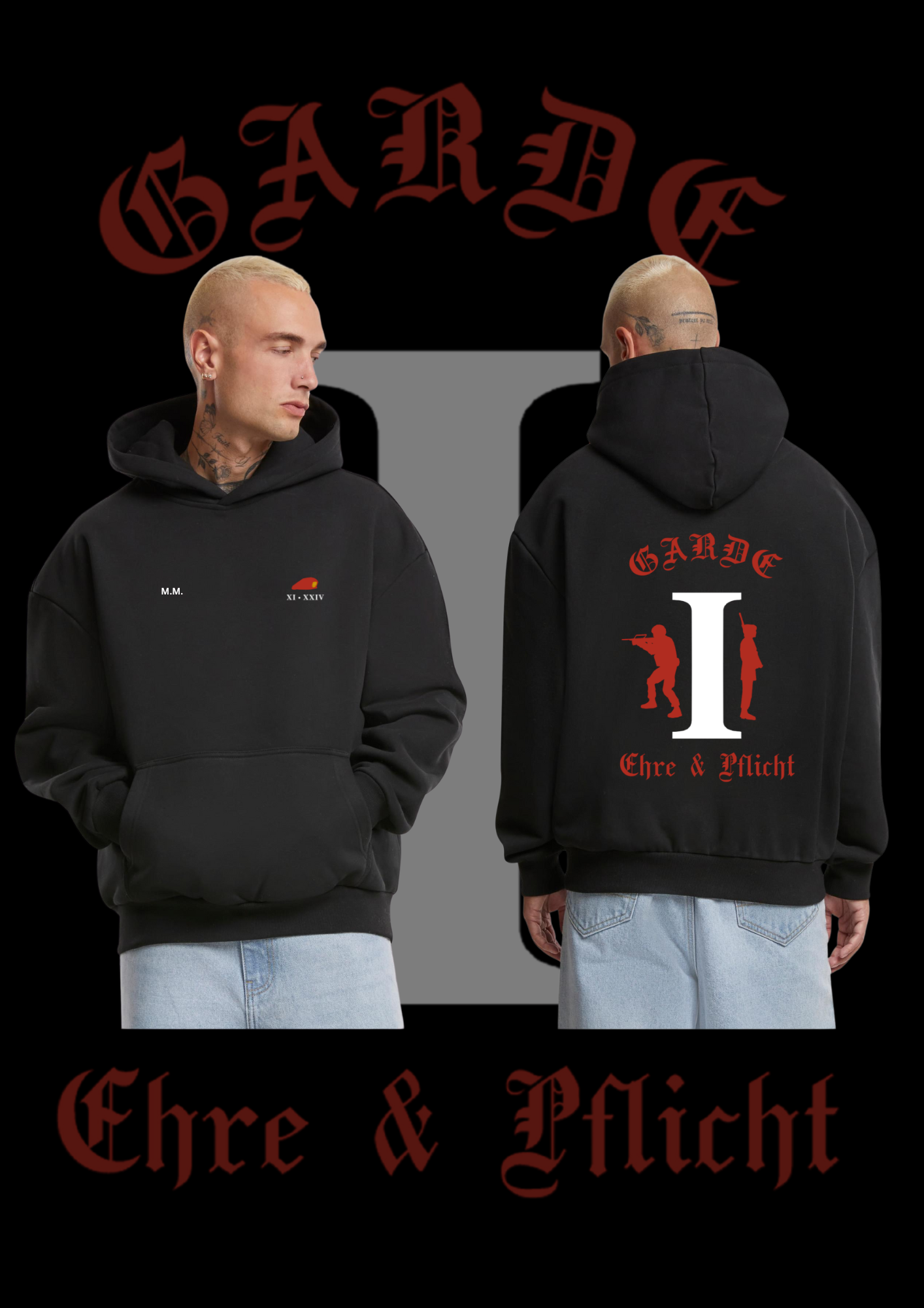 Garde 1- Premium Heavy Oversized Hoodie