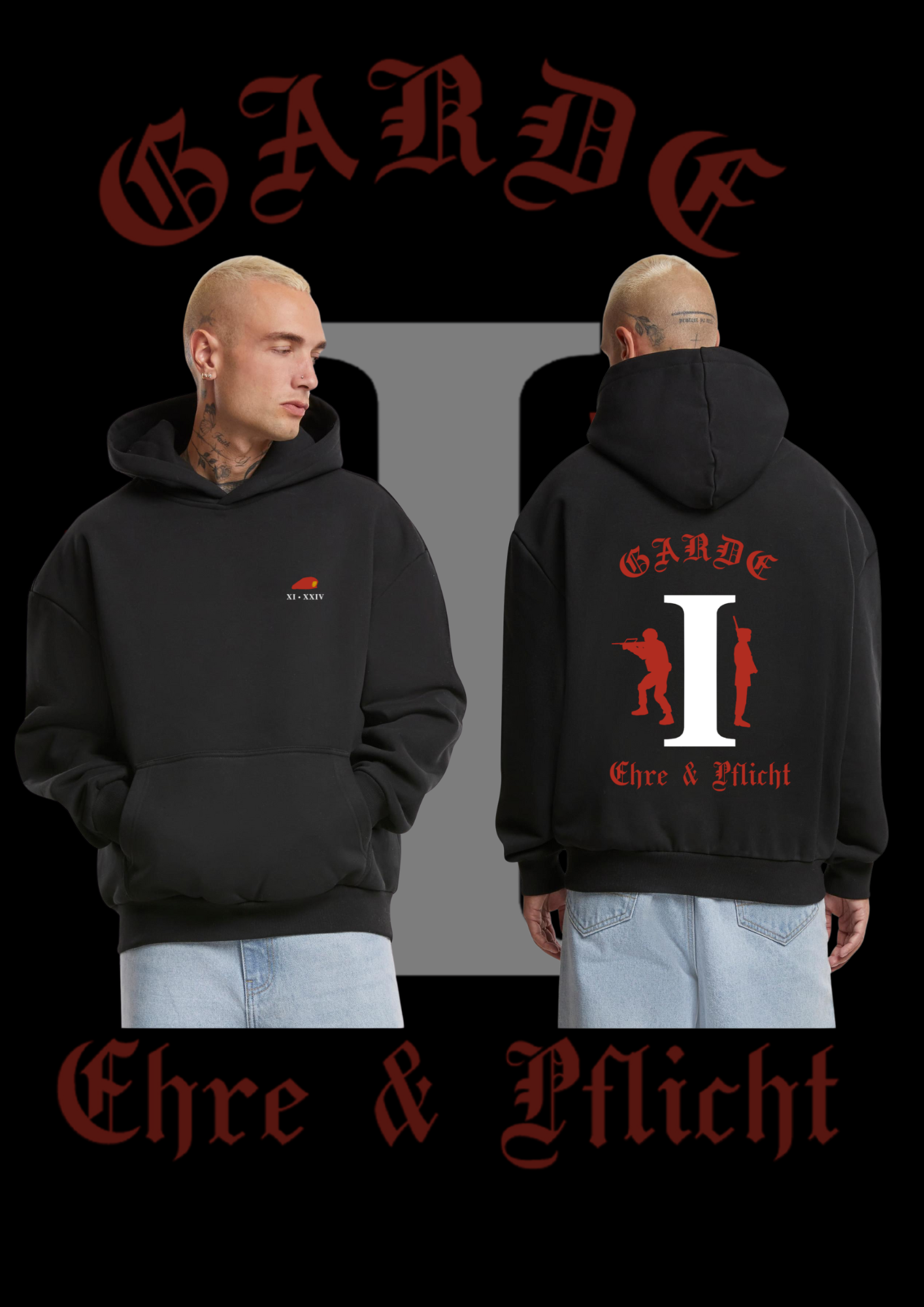 Garde 1- Premium Heavy Oversized Hoodie