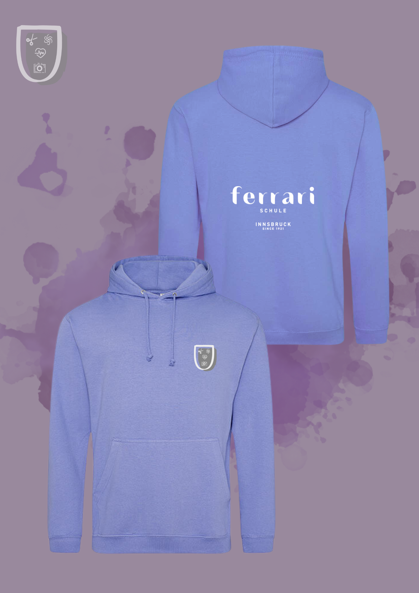 Ferrari-Schule-Hoodie-Basic