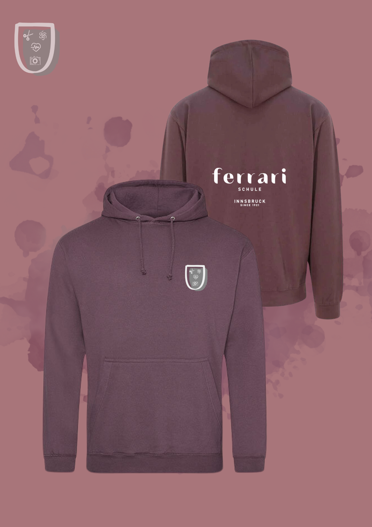 Ferrari-Schule-Hoodie-Basic