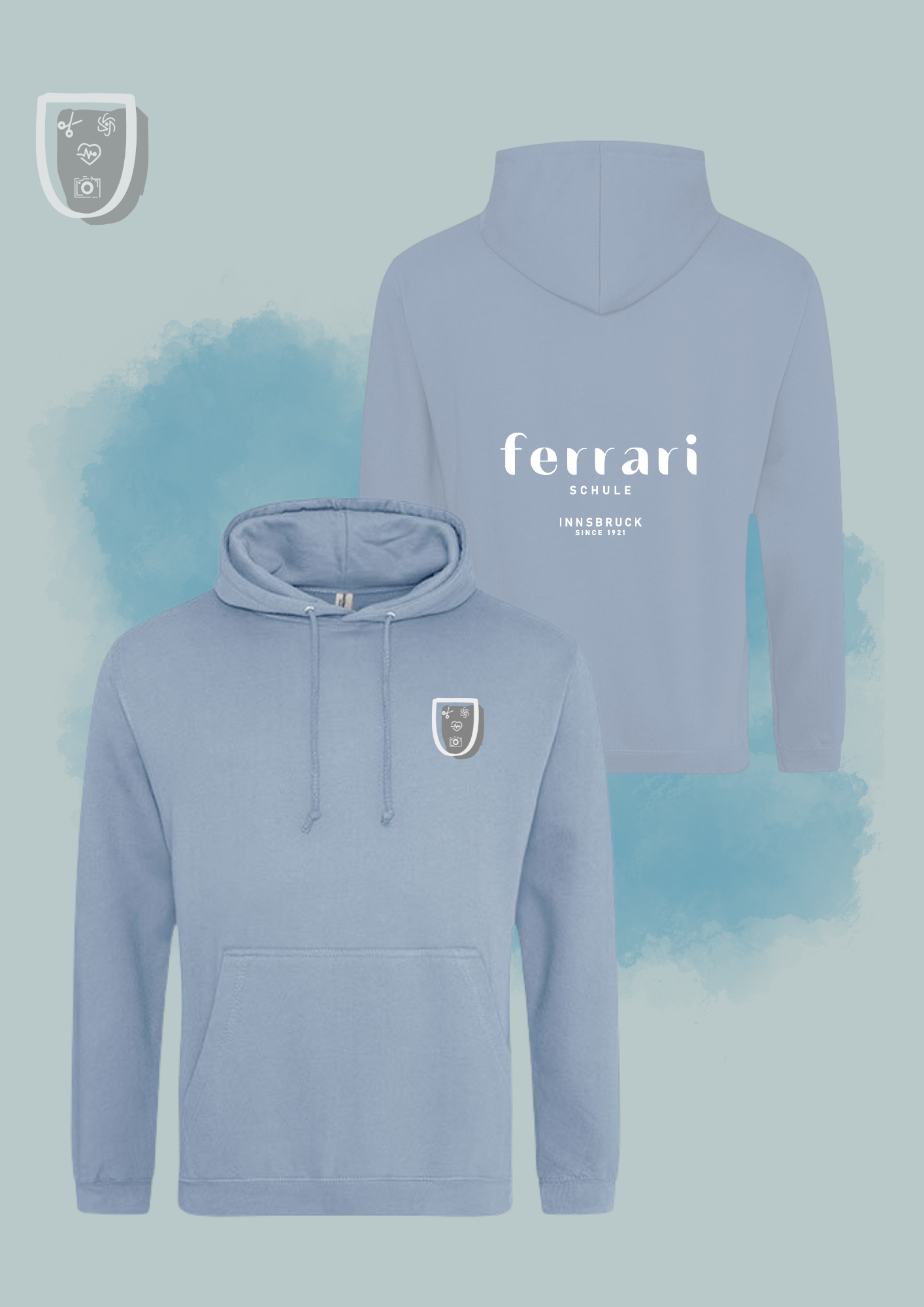 Ferrari-Schule-Hoodie-Basic