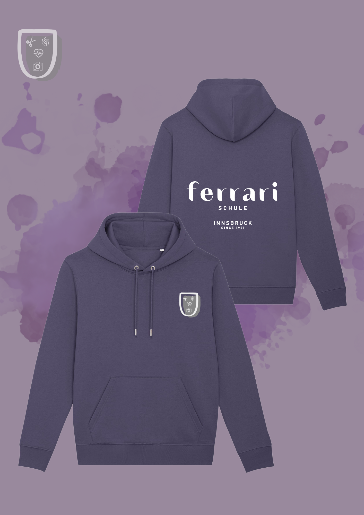 Ferrari-Schule-Hoodie-Premium-Stanley Stella